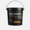 Massa Efeito Mármore Preto 5kg Brilho Espelhado