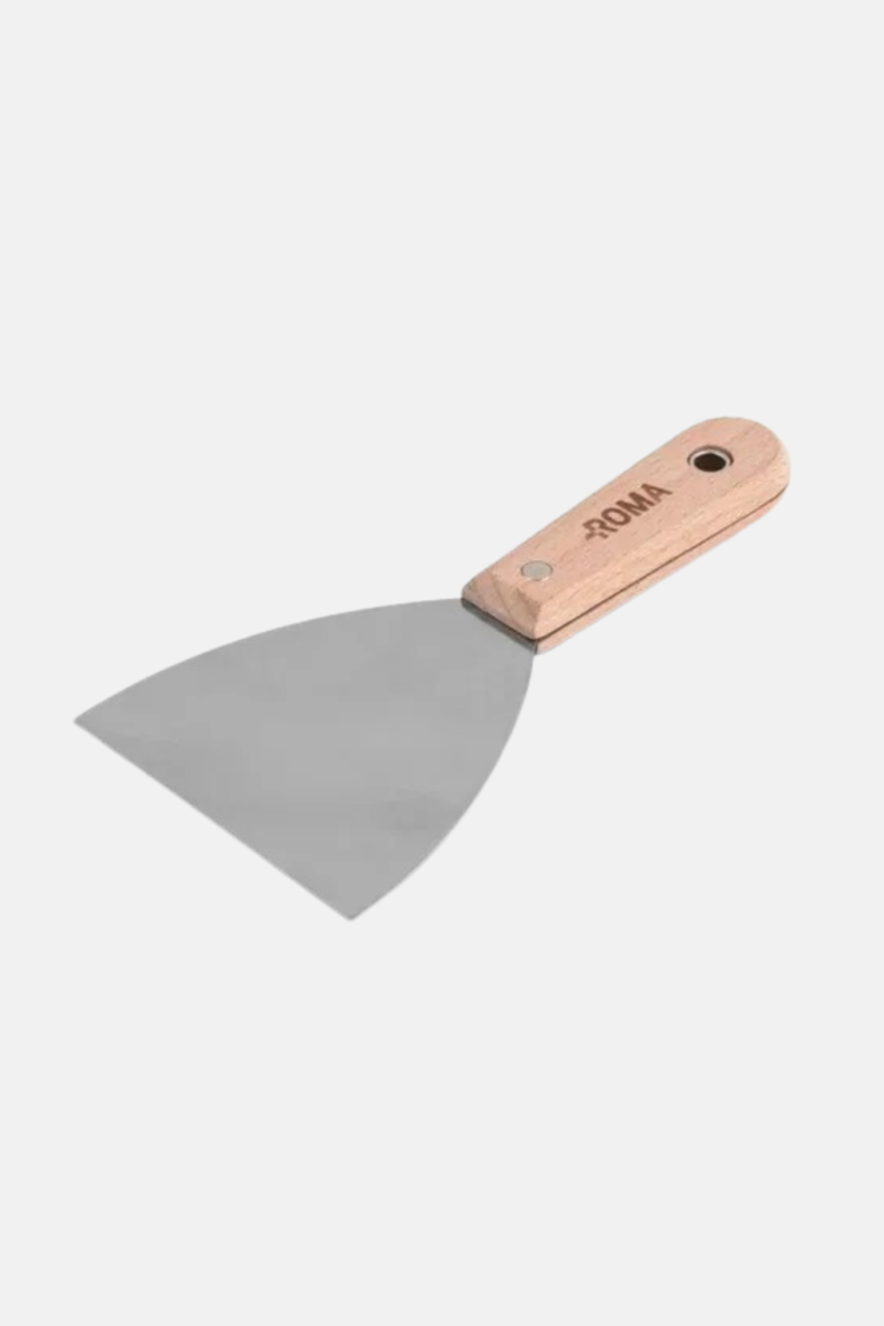 Espátula Aço Inox 63mm 75mm 100mm para Reboco, Massa, Alvenaria e Acabamento Profissional