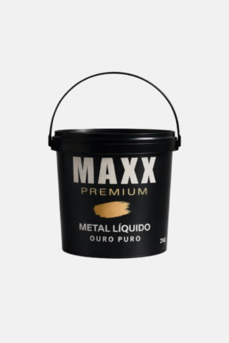 Maxx Premium Metal Líquido Ouro Puro Pronto 2kg