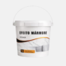 Massa Efeito Mármore Branco 5kg Brilho Espelhado